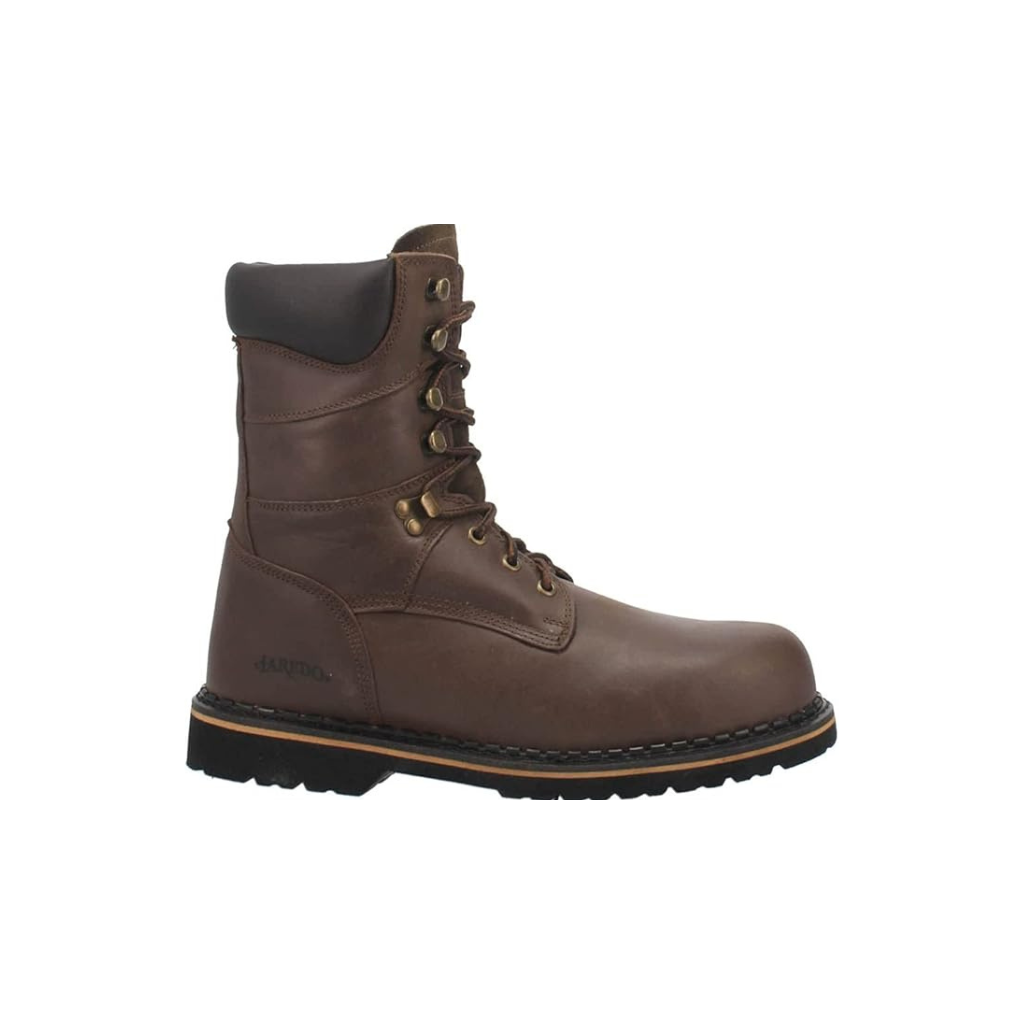 Laredo L88344 Chain Men’s Steel Toe Work Boots, Dark Brown