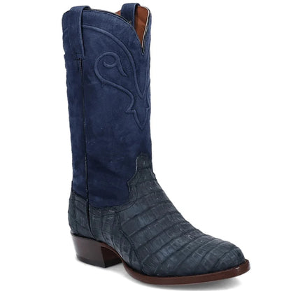 Dan Post – Alvis Men’s Blue Caiman Western Boot – DP3101 – Exotic Cowboy Style