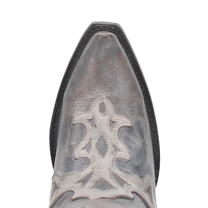 Dan Post Women’s Ameya Grey Metallic Fringe Western Boots DP4379 – 13” Cowgirl Boots