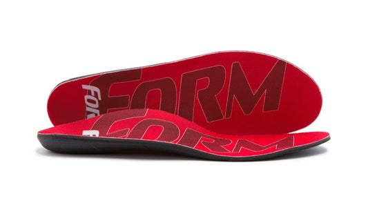 FORM Narrow Fit Red Unisex Performance Insoles