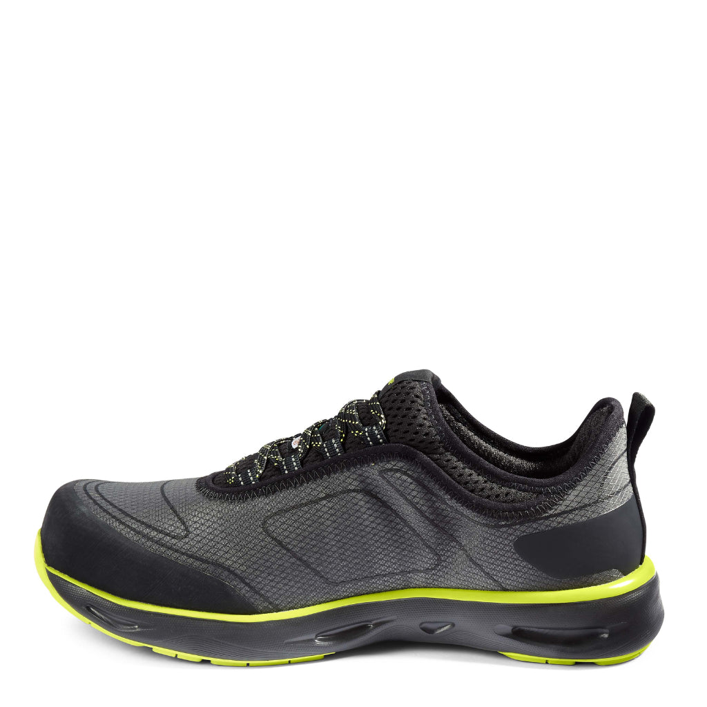 Terra TR0A4NRBA35 Men's Lites Low Nano Composite Toe Athletic Safety Work Shoe - Black/Lime