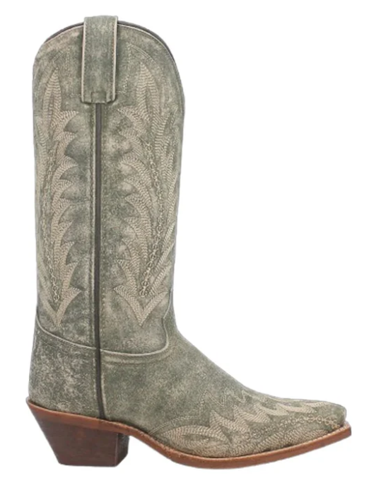 Laredo L52159 Women's EmmyLee Leather Cowboy Boots - Green