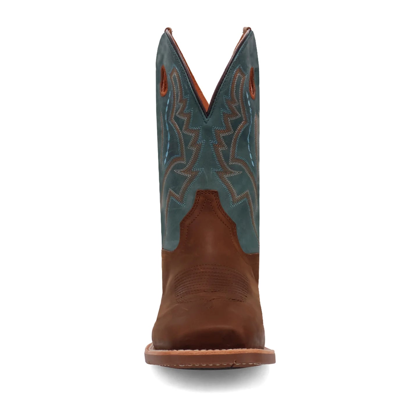Dan Post Leighton DP5173 Men’s Leather Western Boots – Brown & Blue