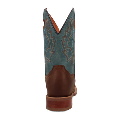 Dan Post Leighton DP5173 Men’s Leather Western Boots – Brown & Blue