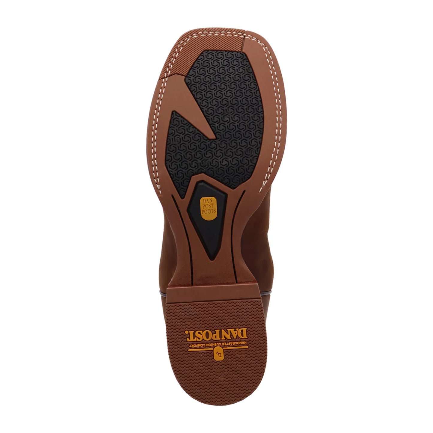 Dan Post Leighton DP5173 Men’s Leather Western Boots – Brown & Blue