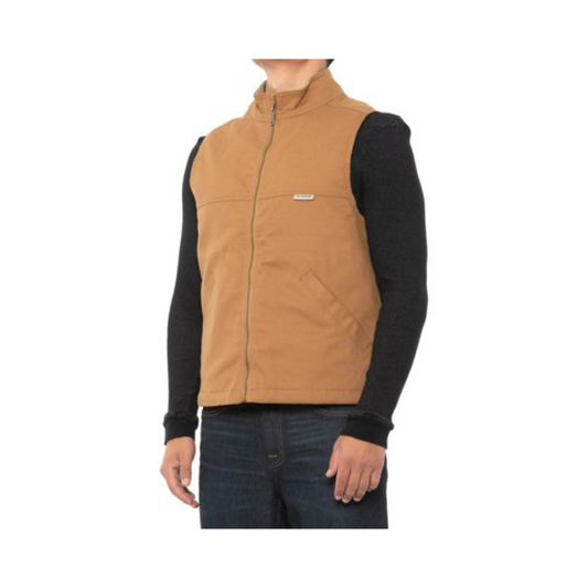 Wolverine W1207250-253 Men’s Sherpa Collar Vest, Whiskey