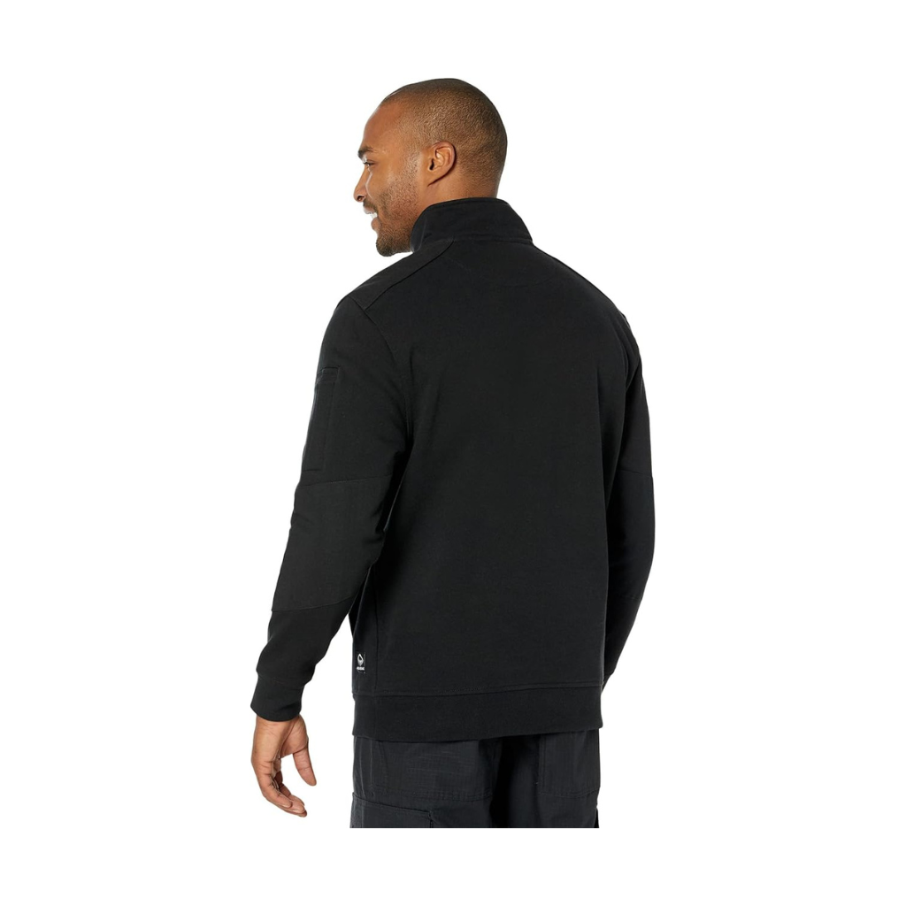 Wolverine W1208220-003 Men’s 1/4 Zip Job Shirt, Black