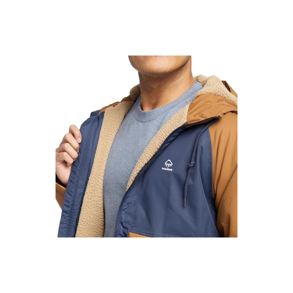 Wolverine W1208540-417 Men’s I-90 Sherpa Lined Jacket, Navy, L