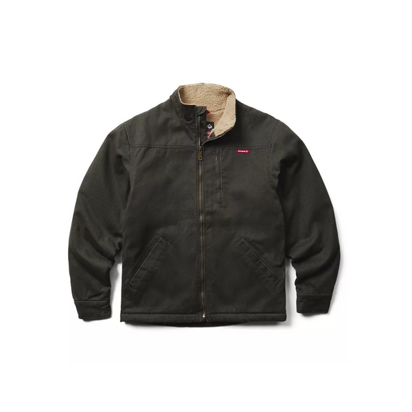 Men's Wolverine Upland Sherpa Jacket, Black | BootsPlusMore