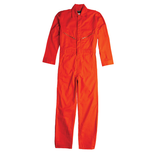 Walls YV55OG Men's Taylor Long Sleeve Twill Non-Insulated Work Coverall, Orange