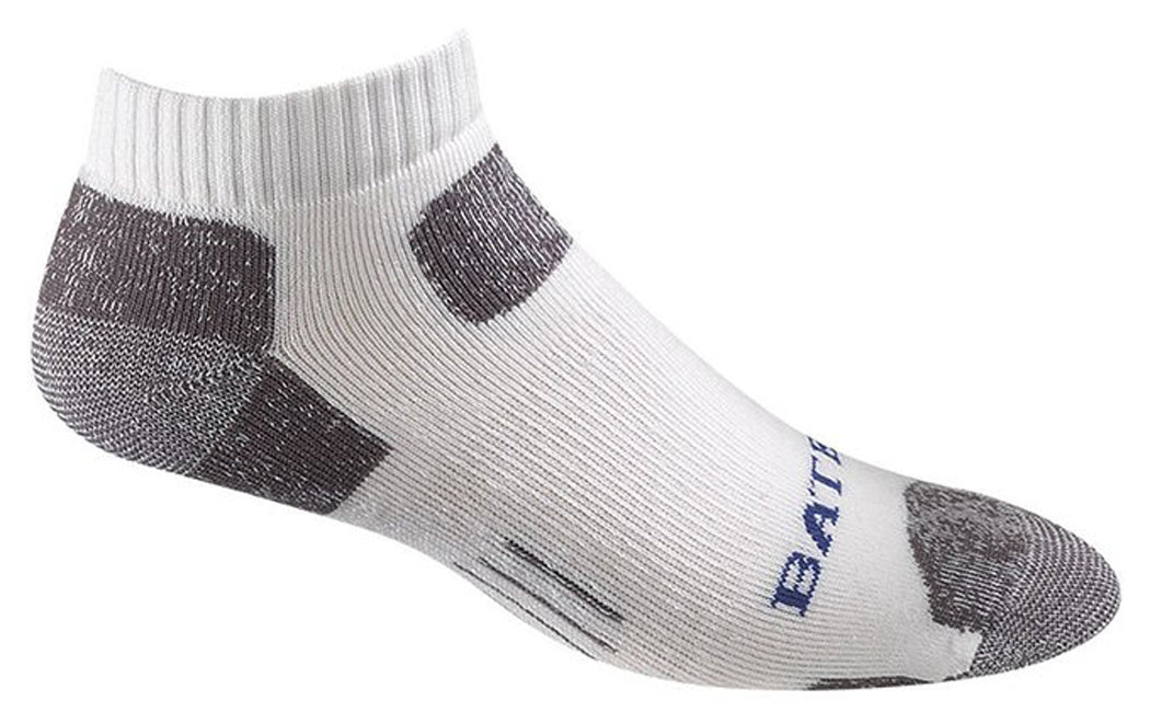 Bates Footwear Low Cut Tactical Uniform White 1 Pk Socks Made in the USA