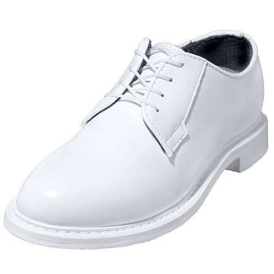 Bates 7131 Womens White Leather USA-Made Oxford Shoe