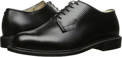 Bates 01208 Mens Premium Leather Uniform Oxford with Leather Sole Shoe