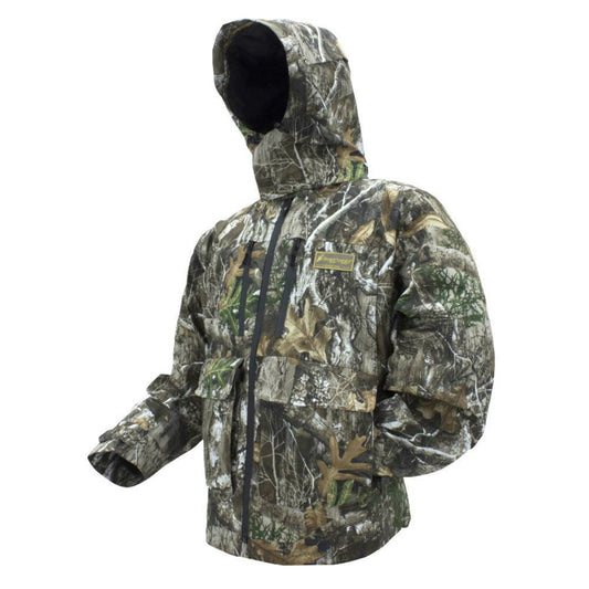 Frogg Toggs PF63161-58 Mens Pilot II Guide Realtree Edge Camo Waterproof Jacket