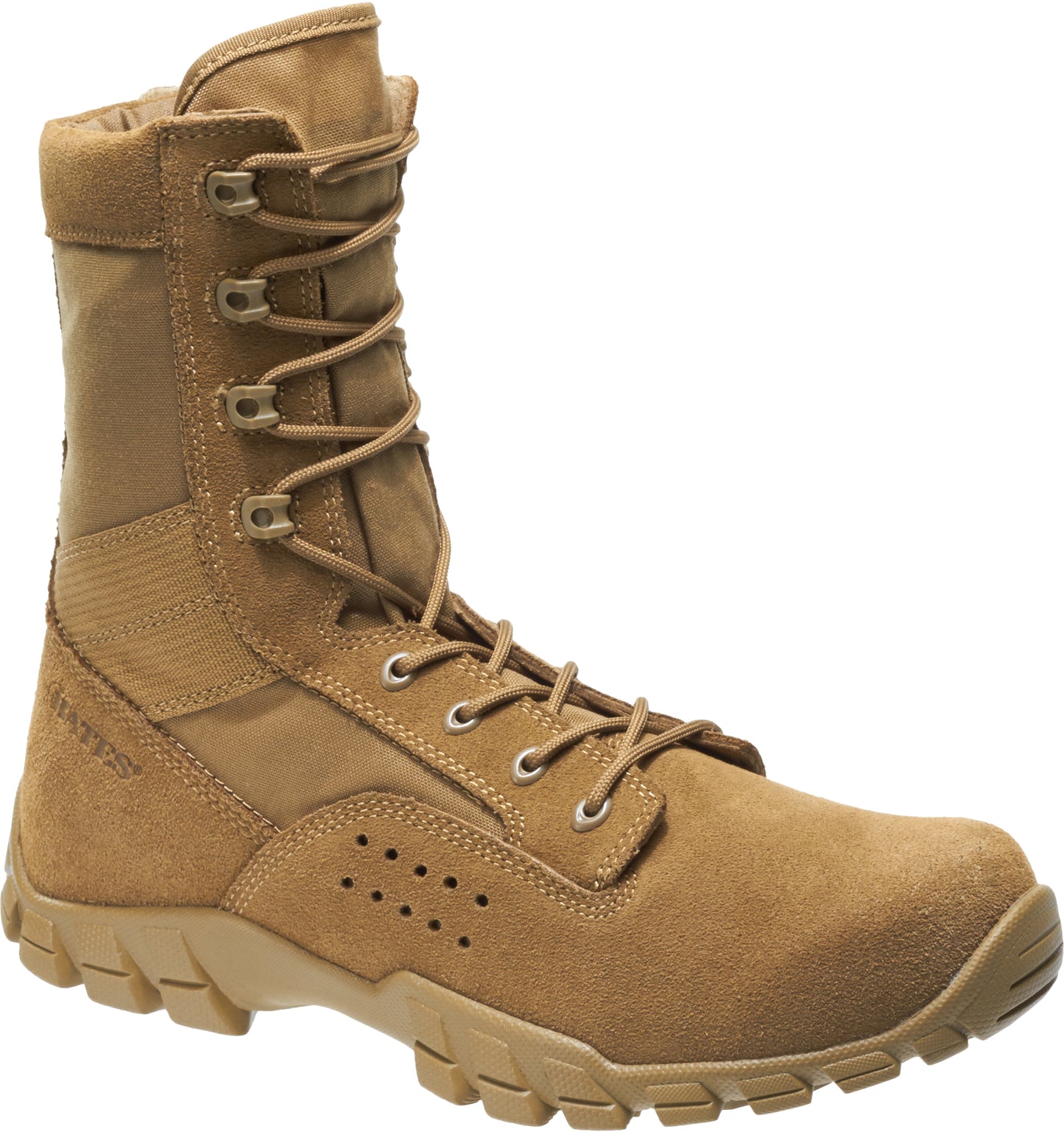 Bates 22680 Mens Cobra 8" Coyote Side Zip Hot Weather Jungle Boot