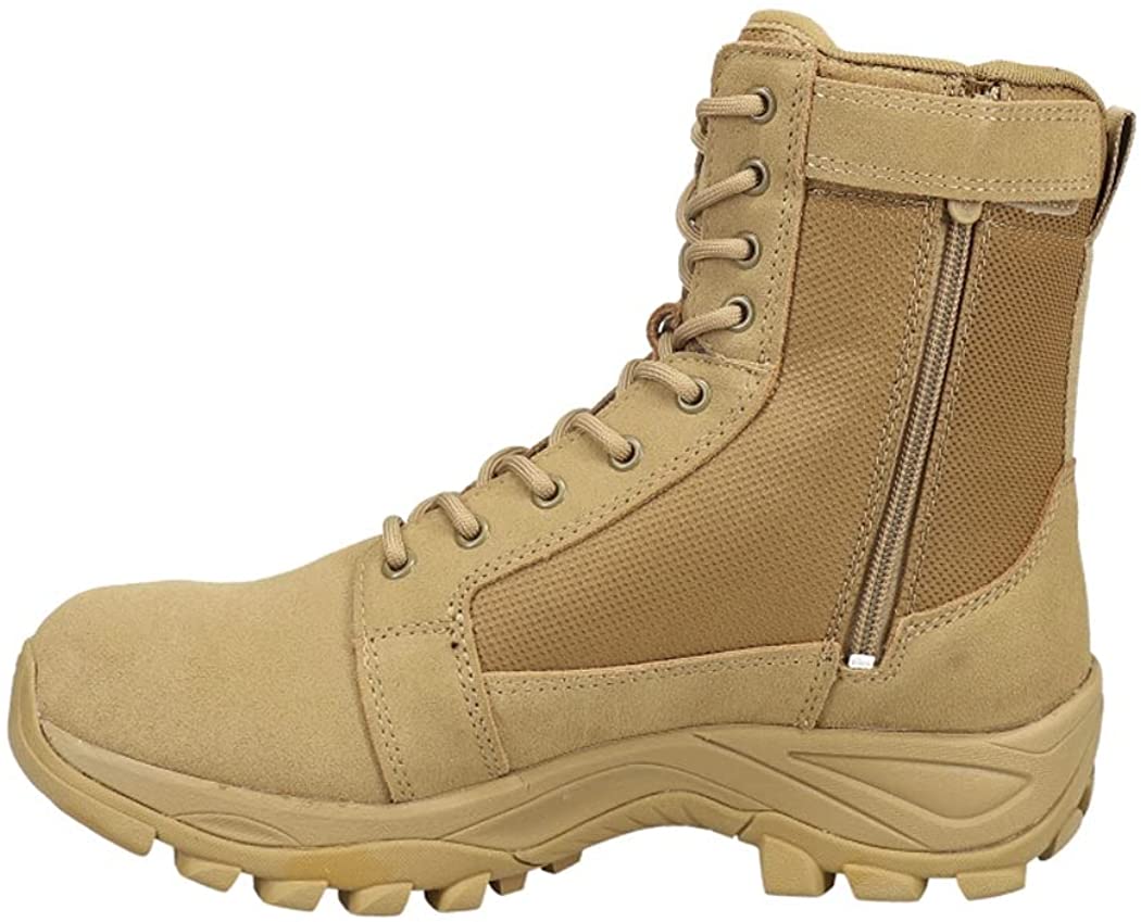 Bates 06511 Mens Fuse Tall Zip Hot Weather Work Safety Casual Shoes