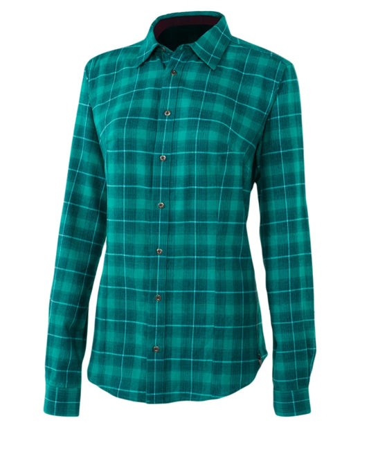 Noble Outfitters 21020-812 Womens Spruce Downtown Flannel Shirt