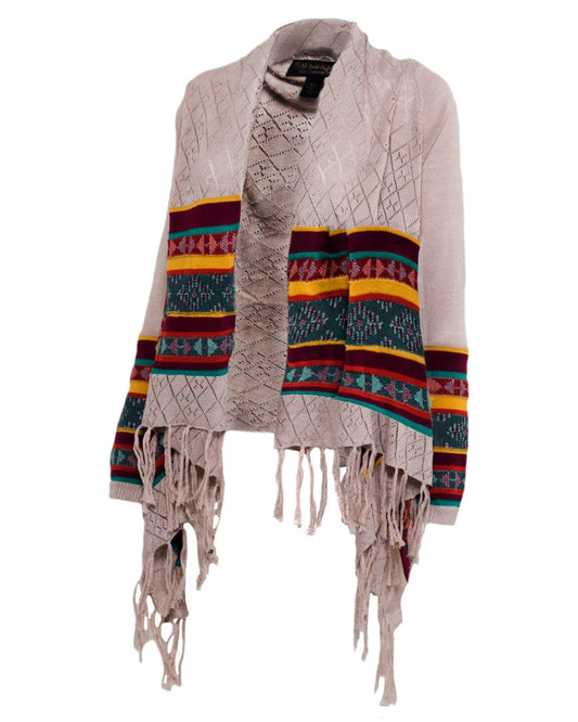 Noble Outfitters 27005-999 Womens Frontier Fringe Cardigan