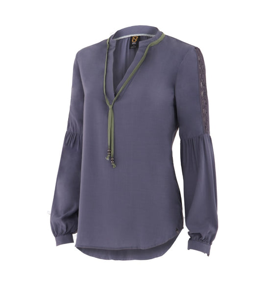 Noble Outfitters 21007-706 Womens Folklore Peasant Top Shirt
