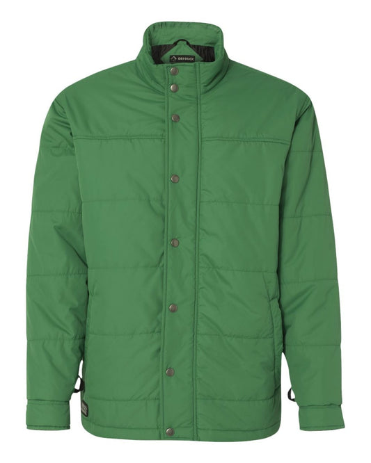 DRI Duck 5371 Men's "Traverse" Puffer Jacket Leaf Green