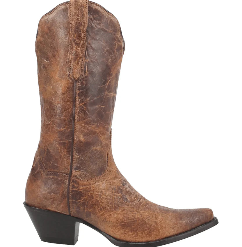 Dan Post Women’s Colleen DP4095 Tan Leather Cowgirl Boots
