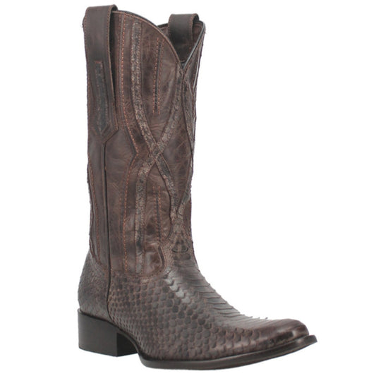 Dingo Mens Ace High Python Snake Print Western Boot