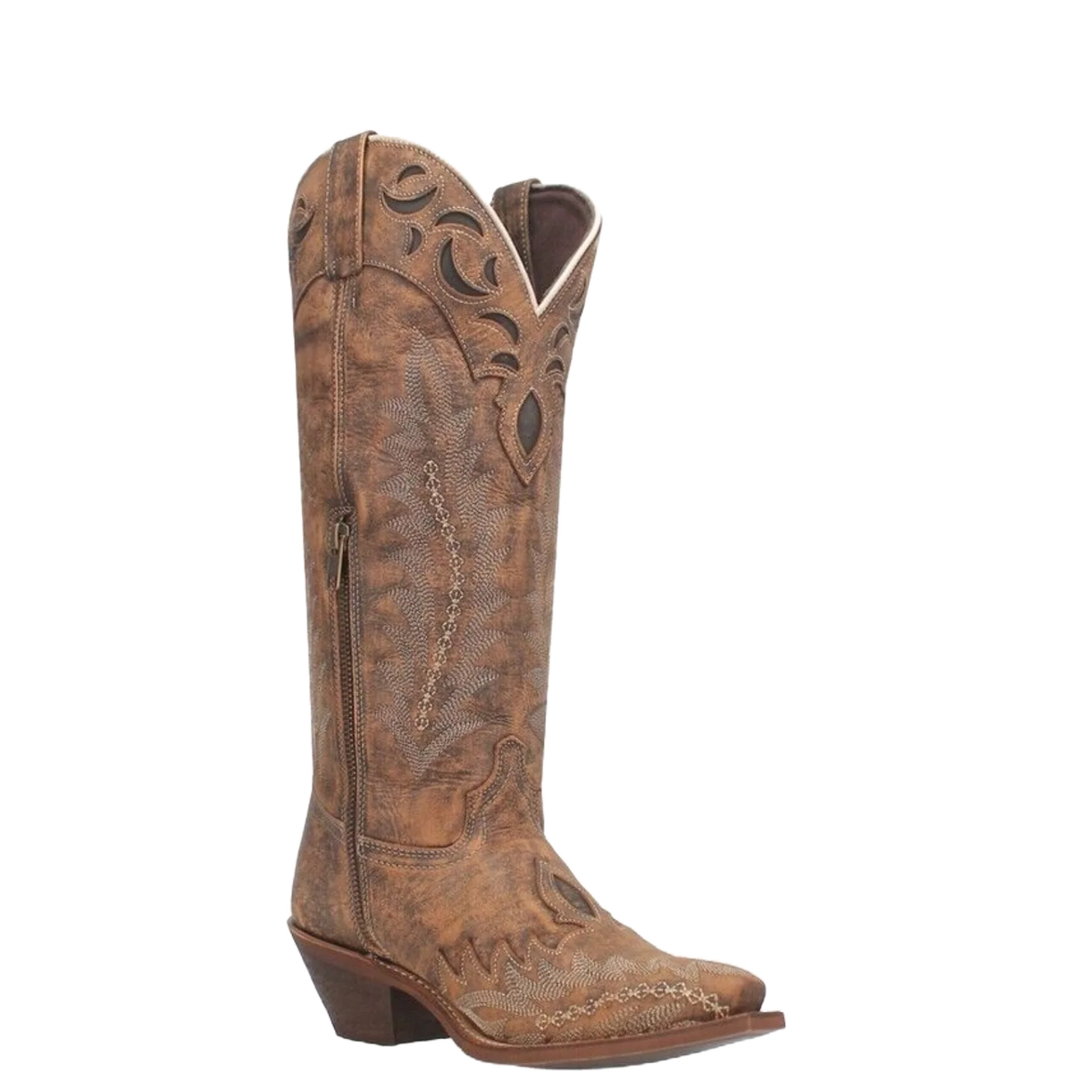 Laredo L52226 Women's Paige Leather Western Boots - Brown