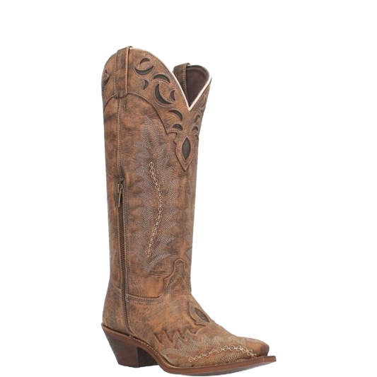 Laredo L52226 Women's Paige Leather Western Boots - Brown