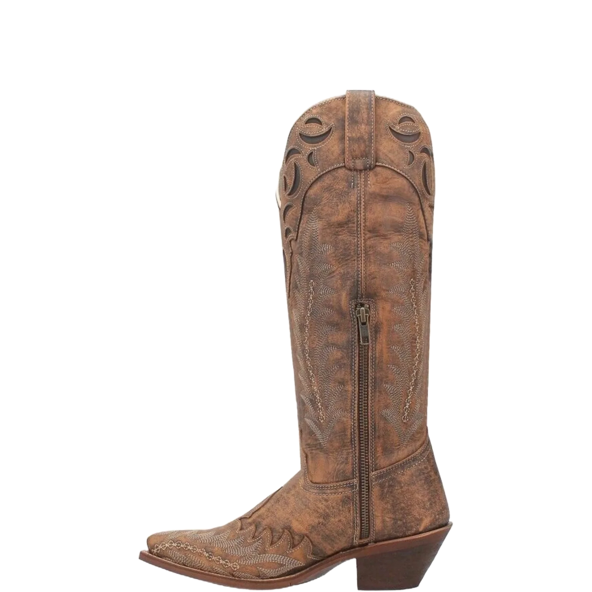 Laredo L52226 Women's Paige Leather Western Boots - Brown