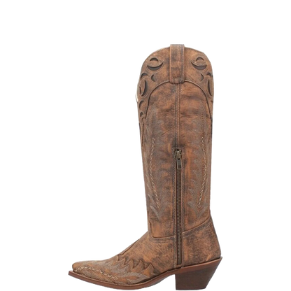 Laredo L52226 Women's Paige Leather Western Boots - Brown