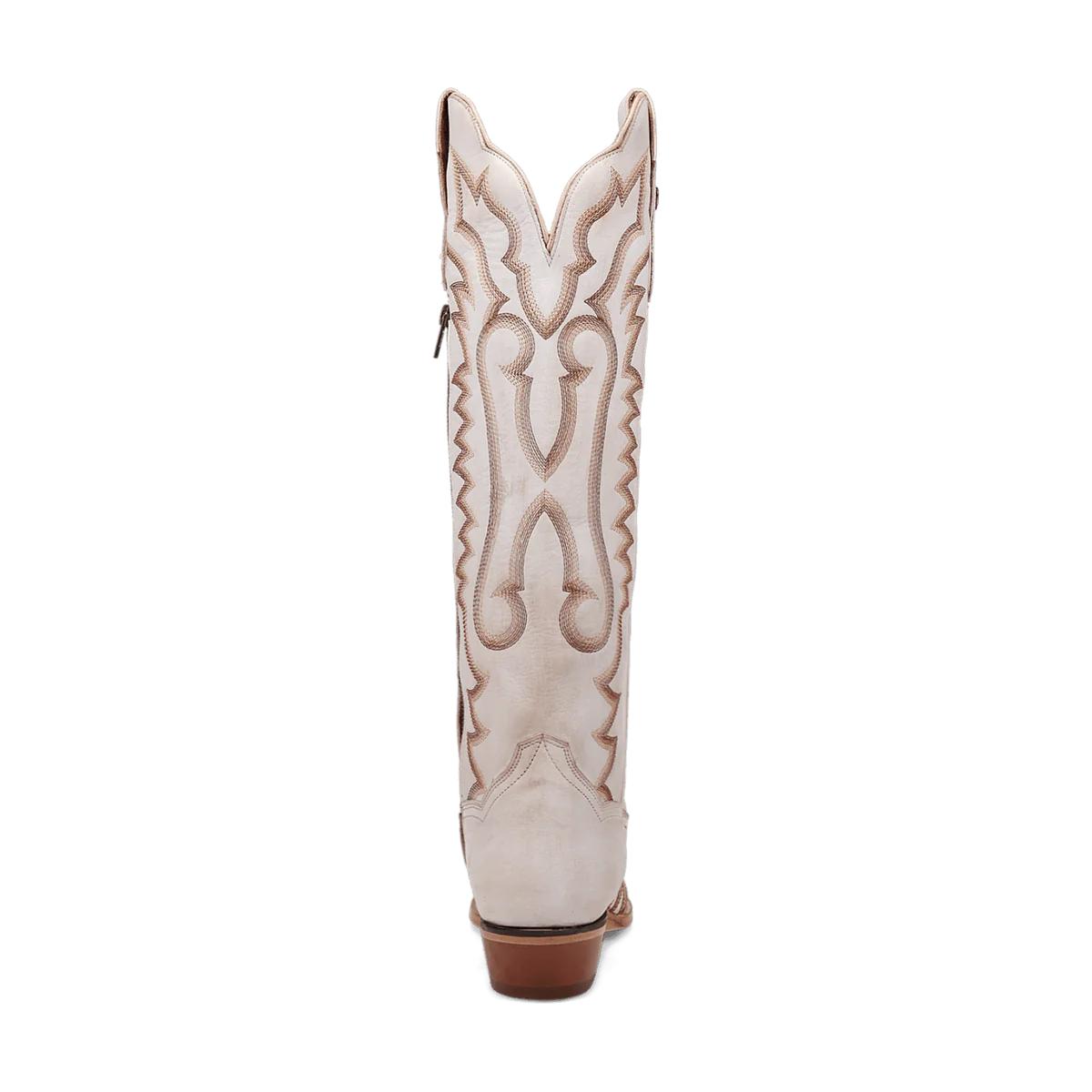 Dan Post DP5112 Women’s Josie White Snip Toe Western Boots – Cowgirl Boots