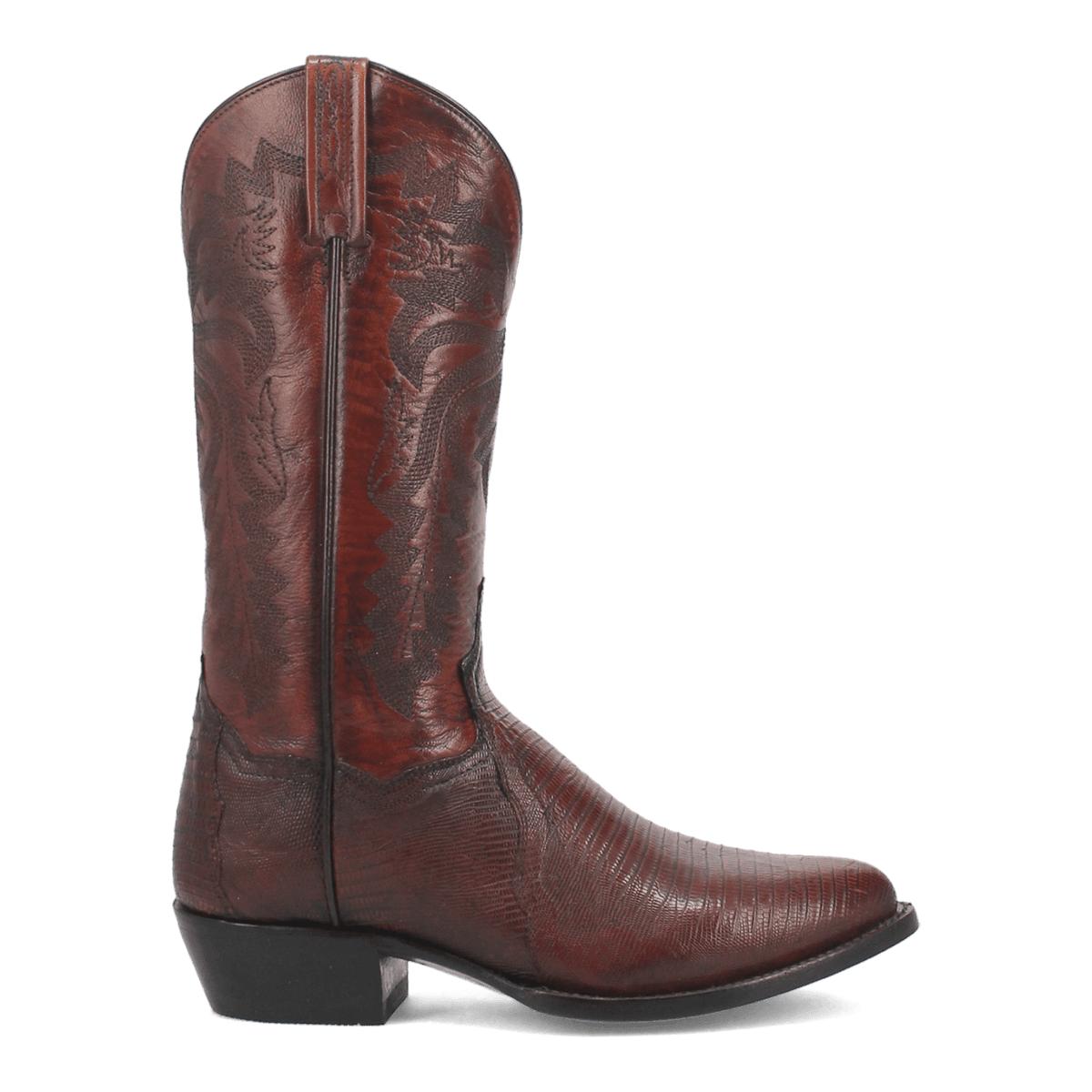 Dan Post DP80066 Women’s Rustic Exotic Lizard Snip Toe Western Boots – Cowgirl Boots