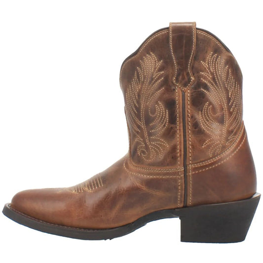 Laredo L51044 Women's Tori Leather Cowboy Boots - Tan