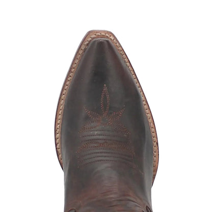 Dan Post Women’s Gemma DP4384 Medium Brown Snip Toe Western Boots – Cowgirl Boots