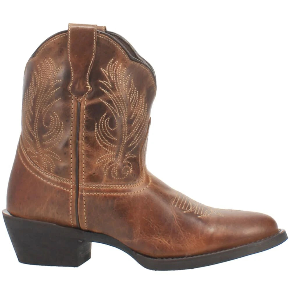 Laredo L51044 Women's Tori Leather Cowboy Boots - Tan