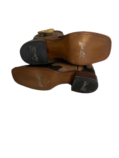Dan Post DP4986 Women's Kinsel Leather Square Toe Brown Western Boots