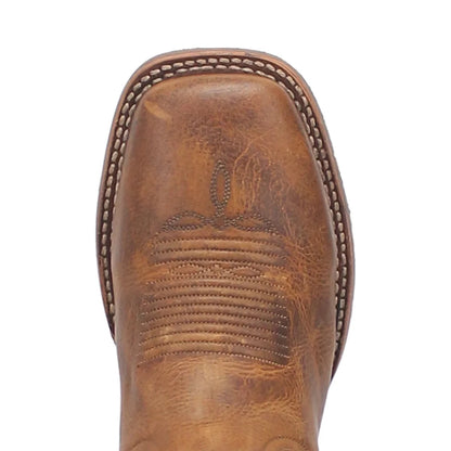 Dan Post Dugan DP4926 Men’s 11" Brown Square Toe Western Boots – 1" Stockman Heel