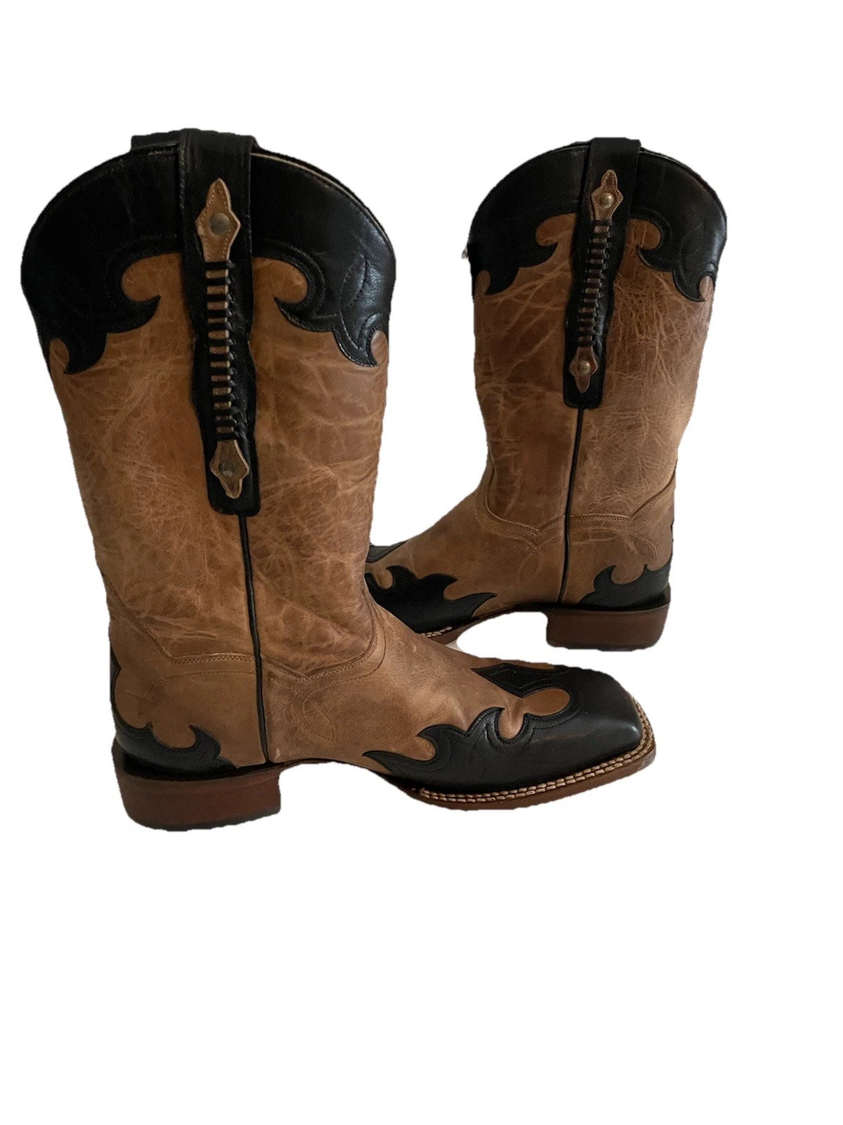 Dan Post DP4986 Women's Kinsel Leather Square Toe Brown Western Boots