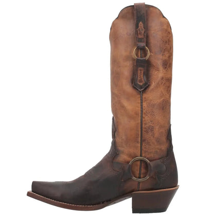 Dan Post Women’s Gemma DP4384 Medium Brown Snip Toe Western Boots – Cowgirl Boots