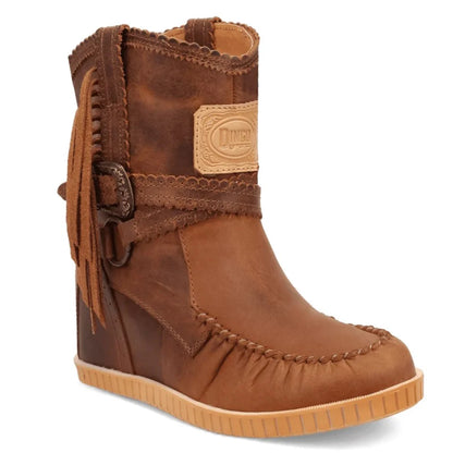 Dingo Montauk Di2224-BRO Women’s Leather Western Boots - Brown
